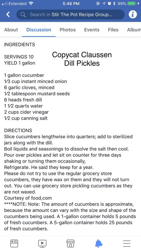 Dill Pickle Brine For Canning, Dry Dill Pickle Seasoning, Copycat Claussen Dill Pickles, Claussen Pickle Recipe Copycat, Claussen Pickle Recipe, Canning Pickles Recipe, Pickles Recipes, Recipes Cucumber, Pickle Seasoning