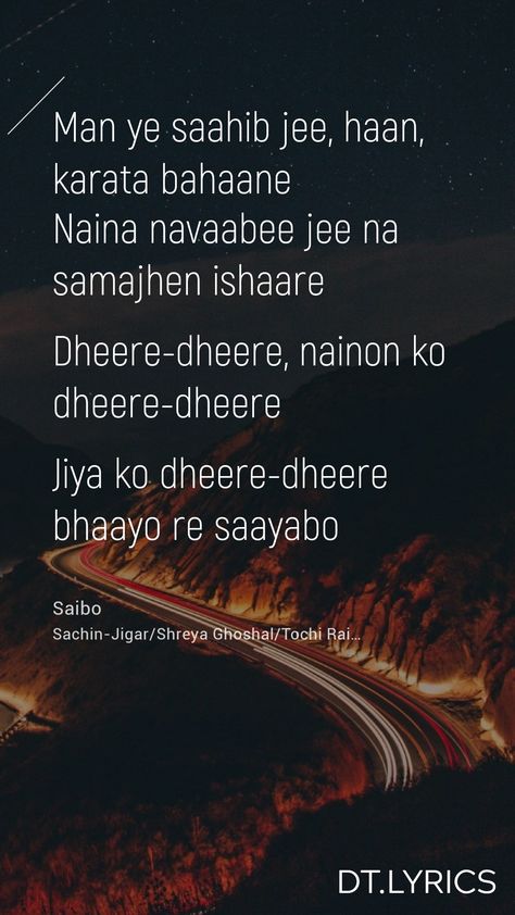 Here is a song lines in saibo song lyrics Saibo Song Lyrics, Saibo Song, Full Song Lyrics, Song Lyrics, Click Here, To Read, Songs, Reading