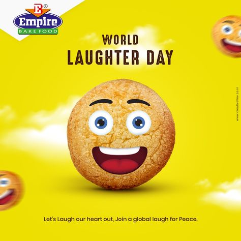 World Laughter Day Creative Ads, Charlie Chaplin Quotes, World Laughter Day, Laughter Day, Platter Ideas, Festival Wishes, Trippy Wallpaper, Yoga Day, Stay Happy