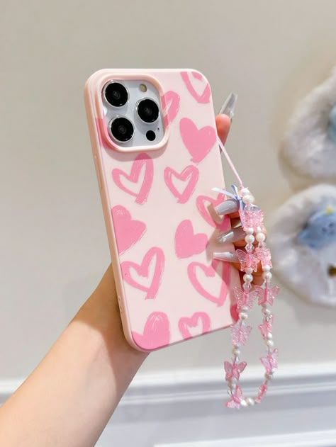 Cute Iphone 12 Pro Max Cases, Pink Diy Phone Case, Shein Phone Cases Aesthetic, Iphone 14pro Case, Pink Phone Cases Aesthetic, Sparkly Phone Cases, Diy Resin Phone Case, Summer Phone Cases, Pink Phone Case