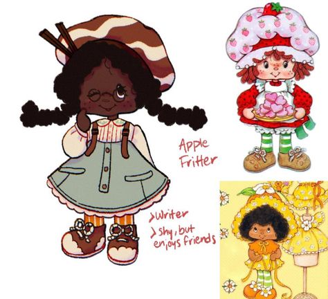 Strawberry Shortcake Character Design, Strawberry Shortcake Redesign, Strawberry Shortcake Oc, Cafe Ole Strawberry Shortcake, Strawberry Shortcake Fanart, Strawberry Shortcake Cartoon, Strawberry Shortcake Characters, Apple Fritter, Plus Size Art