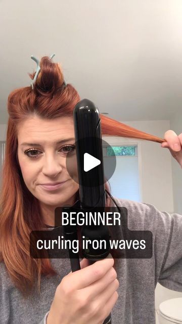 Using A Wand Curling Iron, Curling Hair With A Straight Iron, How To Curl Your Own Hair With A Curling Iron, Big Barrel Curling Iron Tutorial, How To Use Wand Curling Iron, Curling Medium Hair With Curling Iron, Quick Hair Curling Techniques, What Direction To Curl Your Hair, Bent Curls Tutorial