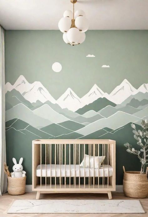 Whimsical Nursery, Baby Boy Room Decor, Green Nursery, Twins Room, Baby Signs, Future Kids, Baby Room, Baby Nursery, Home Renovation