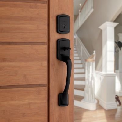 Home Depot Doors, Exterior Double Doors, Black Exterior Doors, Front Door Hardware, Double Doors Exterior, Door Handles And Locks, Black Front Doors, Front Door Handles, Front Entry Doors