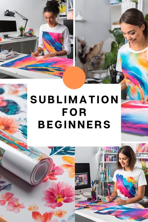 "New to sublimation? Get started with our beginner’s guide! 🖨️✨ Learn the basics and start creating vibrant, custom designs. #SublimationForBeginners #DIYPrinting #CraftingGuide #CustomDesigns #PrintTechniques #CreativeProjects" How To Do Sublimation, Sublimation For Beginners Cricut, Sublimation For Beginners Shirts, Sublimation Printers For Beginners, How To Make Sublimation Designs, Sublimination Project Ideas, Sublimation For Beginners, Sublimation Crafts, Sublimation Ideas Projects Inspiration