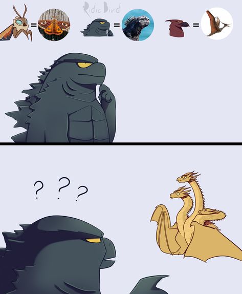 Godzilla Monsters As Humans, Godzilla X Mothra, Godzilla Franchise, Godzilla Funny, Godzilla Comics, Monster Verse, King Of Monsters, Godzilla Wallpaper, Godzilla Monsters