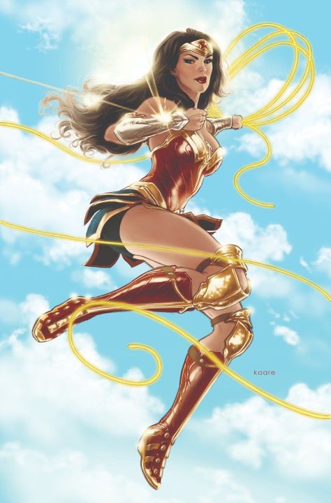 Wonder Woman Wonder Woman Art, Arte Dc Comics, Superman Wonder Woman, Bd Comics, Dc Comics Characters, Comics Girls, Variant Covers, Marvel Girls, Dc Comic