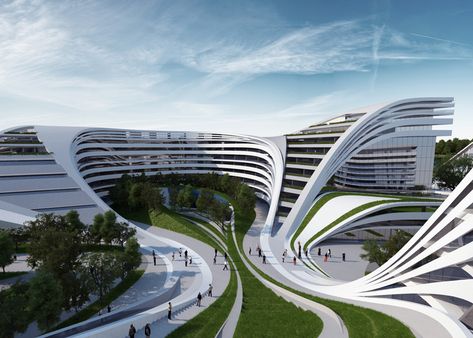 Zaha Hadid Projects, Zaha Hadid Buildings, Zaha Hadid Interior, Hadid Architecture, Architecture Cool, Architecture Art Nouveau, Architecture Antique, Zaha Hadid Architecture, Zaha Hadid Design