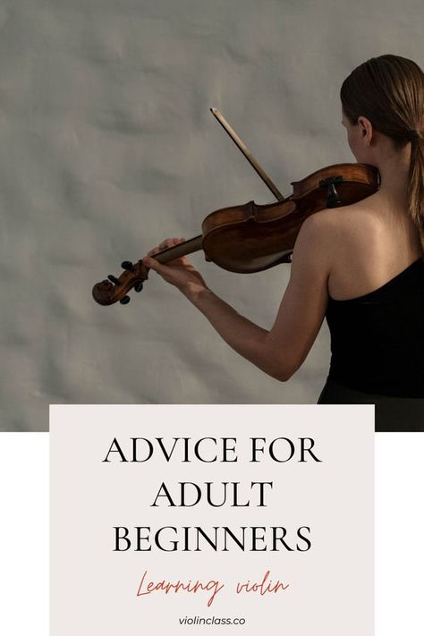 Here's a violin teacher's advice to adult violin beginners, and what you can do to improve your violin playing even if you're a beginner. Violin For Beginners Learning, How To Play Violin For Beginners, Violin Beginner Learning, Violin Chords, Violin For Beginners, Learning Violin, Violin Tips, Beginner Violin, Violin Playing