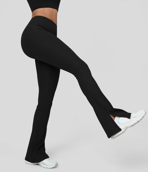 Yoga flare pants outfits