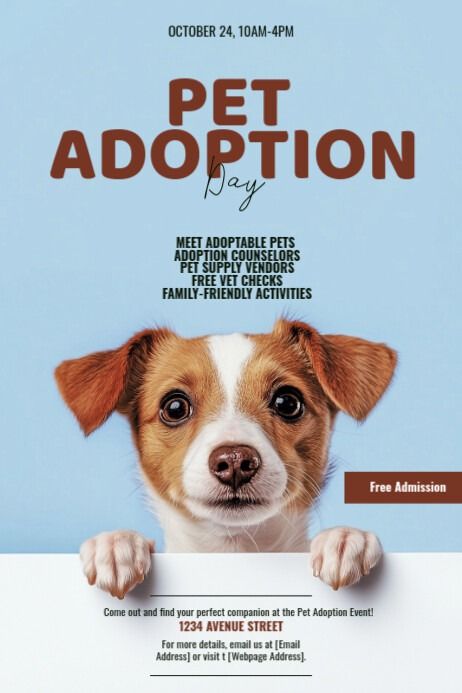 Blue 3d Pet Adoption Day Poster | PosterMyWall Pet Adoption Poster, Adoption Poster, Pet Adoption Event, Pet Event, Event Poster Template, Kindle Book Cover, Adoption Day, Campaign Posters, Magazine Layout Design