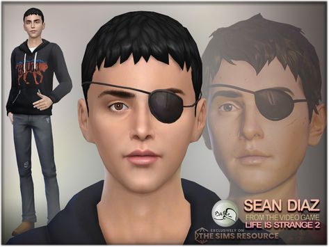 The Sims Resource - SIM Sean Diaz Sean Diaz, Life Is Strange 2, Daniel Diaz, Sims 4 Men Clothing, Game Life, Tumblr Sims 4, Sims 4 Cc Folder, Sims 4 Teen, Ts4 Cc