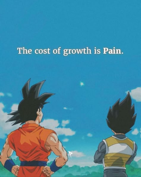 The cost of growth is Pain. . . . Follow for more: ⬇️⬇️⬇️ @pathsofloner @pathsofloner @pathsofloner . . . #anime #animeedits #animemotivation #dragonball #dragonvallz #goku #vegeta #gokuvsvegeta #gokuultrainstinct #amv #pathsofloner #pain Dragon Ball Z Motivation, Vegeta Motivation Wallpaper, Vegeta Quote, Wonyoung Mindset, Courageous Quotes, Quotes From Anime, Anime Quotes About Life, Martial Arts Moves, Basketball Quotes Inspirational