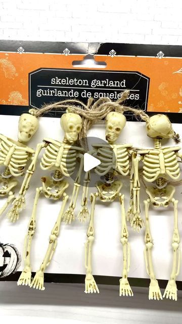 Kim Berry-Miniaturist and Maker on Instagram: "Frugal Friday DIY- Start with some @dollartree skeletons and then cut them up!! 😳😱🫣💀🪦🦴  I do this so I can pose them for my scenes and videos. 😁🎃 I think I want to make a couple of pastel ones next!  How do feel about a pastel pink skelly???   #diy #craftdiy #easycrafts #halloweendiy #halloweencraft #miniaturediy #craftwithme #dollhousediy #frugalfriday #frugaldiy #skeleton #halloween #miniatures #dollhouseminiatures #magnoliaminis #imakestuff #dollartreecrafts #dollartree" Dollar Store Skeleton Crafts, Dollar Tree Skeleton Diy, Skeleton Crafts For Adults, Mini Skeleton Ideas, Skeleton Diy Decoration, Small Skeleton Decorating Ideas, Diy Dollar Tree Skeleton Decor, Pastel Halloween Diy, Mini Skeleton Crafts