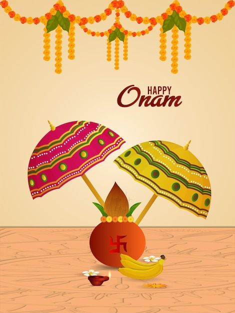 Happy onam festival greeting card | Premium Vector #Freepik #vector #onam-flower #india-festival #onam-festival #indian-dance Onam Greetings Cards, Onam Greetings, Onam Festival, India Festival, Happy Onam, Chalk Art, Premium Vector, Chalk, Graphic Resources