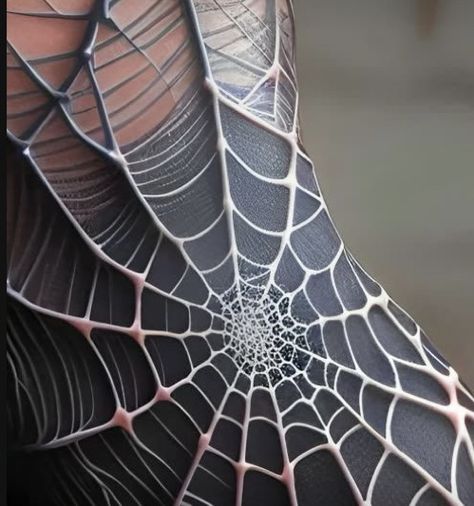 Spider Webs Tattoos, 3d Spider Tattoo, Armpit Tattoo, Venom Tattoo, Amazing 3d Tattoos, Tatuaje Trash Polka, Slayer Tattoo, Spider Web Tattoo, Skull Sleeve