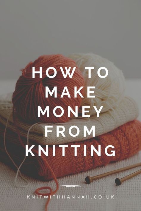 Do you love knitting and want to make an income, but are wondering where to start? You don't just have to sell knitted crafts at a craft fair - there are other ways to earn money from knitting! This week’s video from Knit With Hannah explores 6 ways you can make money from knitting. You might be surprised and quite excited by the idea. Get started earning extra cash now! crafts to sell | earn money from knitting | knitting business ideas | creative business tips | knitting for profit Knitting Business Ideas, Knitted Crafts, Diy Knitting Projects, Knitting Business, Small Knitting Projects, Making Money Teens, Selling Crafts, Easy Knitting Patterns Free, Knitting Help