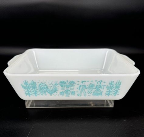 Pyrex, Refrigerator, Turquoise, Free Shipping, Best Deals, Blue, White