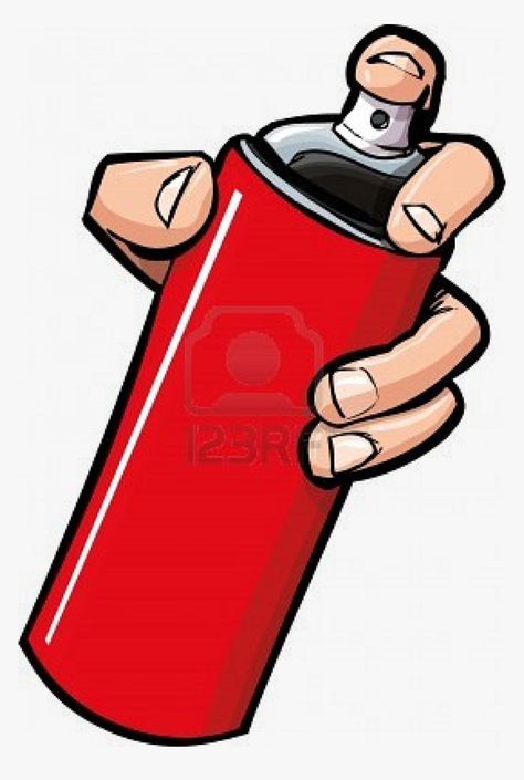 Hand Holding Spray Can Reference, Cartoon Spray Paint Can, Person Holding Spray Paint Can Reference, Holding Spray Can Reference, Hand Holding Spray Can, Spray Paint Can Drawing, Graffiti Spray Can Drawing, Spray Can Drawing, Can Clipart