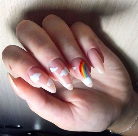 50+ Rainbow Nails You Need To Try Right Now | Rainbow Nails Design, Striped Nails, Nail Swag, Rainbow Nails, Nails Desing, Dream Nails, Fire Nails, Pretty Acrylic Nails, Fancy Nails