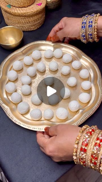 Pratima Pradhan on Instagram: "Rasgulla, a beloved Indian sweet 😋  Originating from Odisha, rasgulla is made from freshly made paneer dough, shaped into soft balls, and cookies in a sugar syrup flavoured with cardamom or saffron.   Ingredients :  Milk - 4 liters  Lemon juice / Vinegar - 3 tbsp  Maida - 1 tbsp Sugar - 1 cup Water - 2 cups  Crushed elaichi - 2 pcs  Hi everyone regarding the white things added to the chenna it is white flour / maida - 1 tbsp  If you want the full detailed recipe of perfect spongy rasgulla then comment below 🥰  #rasgulla #sweet #dessert #recipeoftheday #recipeshare #reelsinstagram" White Rasgulla Recipe, Paneer Dessert Recipes, Rasgulla Recipe, White Things, Sugar Syrup, Indian Sweet, White Flour, Recipe Of The Day, Paneer