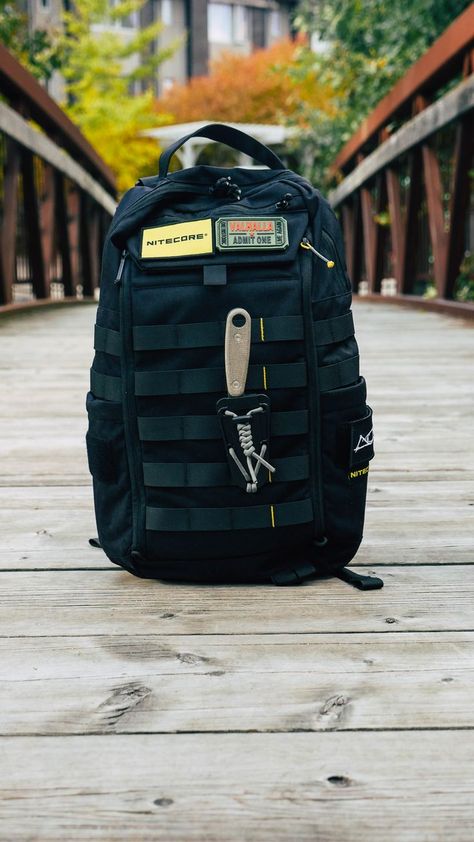 Nitecore BP18 Backpack Review, Paracord Mods, and Giveaway! Mochila Edc, Edc Backpack, Sling Bag Men, Camping Must Haves, Edc Bag, Tactical Wear, Backpack Set, Backpack Reviews, Tactical Backpack