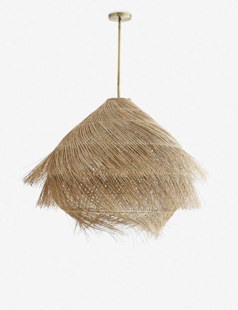 Ashburn Woven Pendant Light by Arteriors Arteriors Furniture, Sleek Decor, Nordic Chandelier, Brass Pipe, Lulu And Georgia, Traditional Chandelier, Hanging Pendant Lights, Nassau, Hanging Pendants