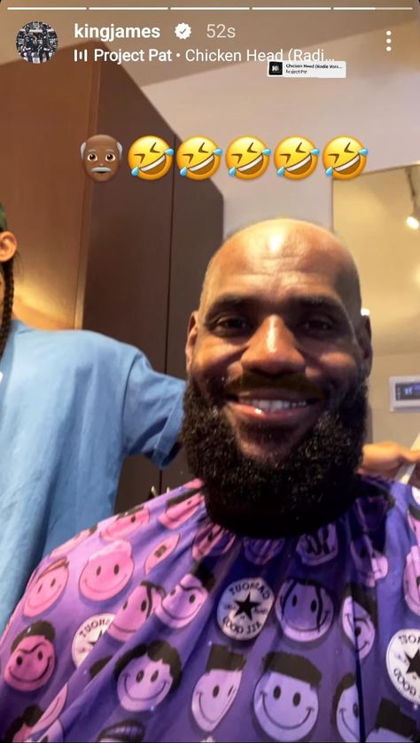 LeBald buff 💪🏾👴🏿 The post LeBald buff 💪🏾👴🏿 appeared first on Raw Chili. Lebron James Funny Face, Lebron James Instagram, Lebron James Funny, Project Pat, Nba Funny, King Lebron, Chicken Heart, Nicki Minaj Pictures, Going Bald