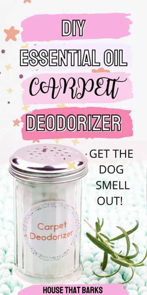 Essential Oil Carpet Deodorizer, Dog Deodorizer Spray, Homemade Carpet Deodorizer, Odor Eliminator Diy, Diy Carpet Deodorizer, Dog Deodorizer, Baking Soda On Carpet, Carpet Smell, Room Deodorizer