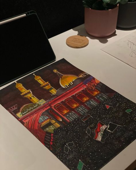 Sabir Piya Photo, Karbala Photos, Aesthetic Grunge Tumblr, Interior Architecture Drawing, Islamic Art Canvas, Cute Laptop Stickers, Islamic Calligraphy Painting, Karbala Photography, Prophetic Art