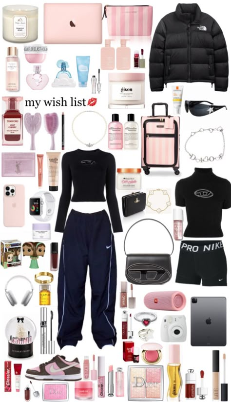 Chav Aesthetic, To Buy List, Preppy Birthday Gifts, Xmas List Ideas, Girly Christmas Gifts, Wishlist Ideas, Preppy Gifts, Packing Hacks Clothes, My Wish List