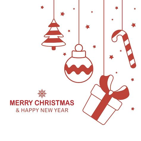 Square hand drawn merry christmas decora... | Premium Vector #Freepik #vector #funny-christmas #cute-santa #christmas-cartoon #christmas-fun Christmas Graphic Design Illustration, Happy New Year Drawing, Merry Christmas Drawing, New Year's Drawings, Easy Christmas Drawings, Xmas Drawing, Christmas Decora, Christmas Card Illustration, Christmas Graphic Design