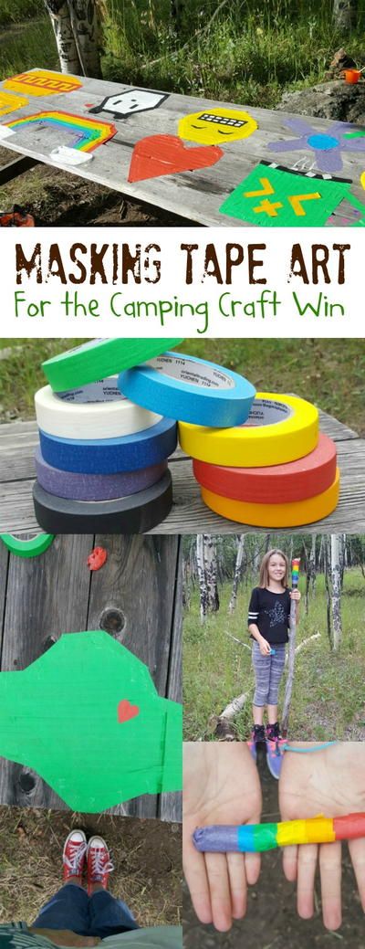 In this post I show how to make a walking stick that looks so cute! I remember when I was a kid and going camping was always so fun. But every time I would get a big stick and use it like a c cane. With the scouts they all ended up doing the same thing, so I jumped on the opportunity to use some of my super colorful masking tape. I think it turned out GREAT. Scout Craft Ideas, Girl Scout Camping Activities, Scout Camping Activities, Masking Tape Art, Daisy Ideas, Camping Activities For Kids, Brownie Girl, Scout Camp, Girl Scout Camping