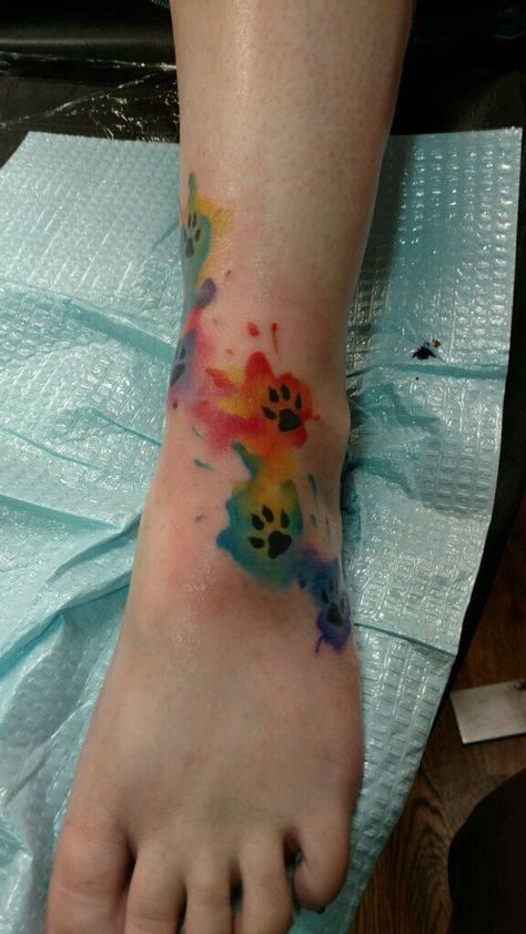 My new tattoo for all of my furbabies including the 2 that crossed over the rainbow bridge Bridge Tattoo, Dogs Tattoo, Dog Memorial Tattoos, Pawprint Tattoo, Dog Paw Tattoo, Paw Tattoo, Memorial Tattoos, Tattoo Feminina, Sister Tattoos