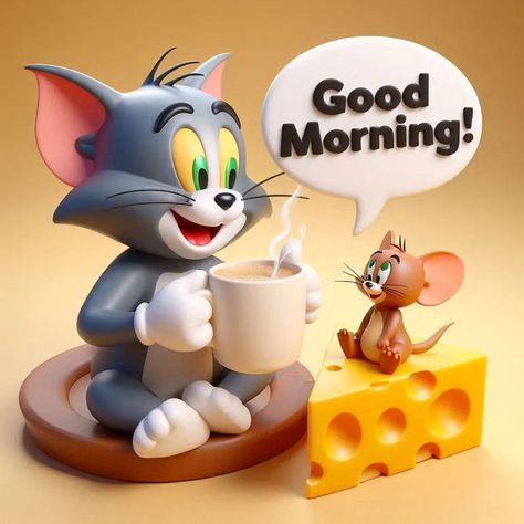 Good morning , tom and jerry Tom And Jerry Good Morning, Tom And Jerry Good Night, Morning Nature Quotes, Good Morning Nature Quotes, Tinkerbell Pictures, Good Morning Cartoon, Good Morning Wishes Gif, House Structure, Good Morning Greeting Cards