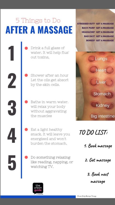 This pin is a very simple guide to why you should get a massage and to the after cares of a massage Getting A Massage, A Massage, Massage Techniques, Stressed Out, Headache, Skin Cells, Back Pain, To Do List, Warm Water