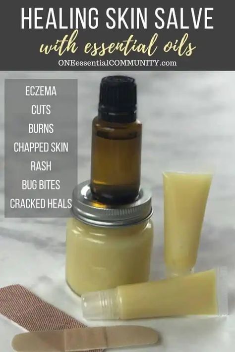 Essential Oil Healing Salve Essential Oil Healing, Healing Salve Recipe, Shampoo Diy, Helichrysum Essential Oil, Healing Skin, Healing Salve, Săpunuri Handmade, Salve Recipes, Homemade Essential Oil