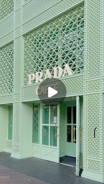 Cameron Lee | Luxury Travel and Lifestyle on Instagram: "Breakfast at @prada Caffè? ☕️   Inspired by Prada’s most famous stores, including its first-ever boutique, opened at Galleria Vittorio Emanuele II in 1913 – Prada Caffè promises a taste of Milan in Knightsbridge.   At Prada Caffè, the walls, ceilings and furniture – including booth seating, plush armchairs and architectural elements – are in the brand’s signature Prada green.  The cafe will remain at @harrods until April 2025 serving serving breakfast, lunch, dinner, small bites and aperitivo.   #london #prada #londonist #londondiaries #visitlondon #londoneats #harrods" Prada Cafe, Prada Green, Plush Armchair, Galleria Vittorio Emanuele Ii, London Eats, Instagram Breakfast, Booth Seating, The Cafe, Visit London