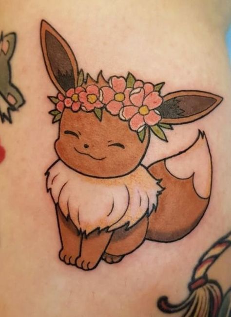 Make your Pokemon tattoo uniquely yours with custom designs. Explore 70+ ideas to capture the essence of this iconic franchise. Eevee Tattoo, Pokemon Sleeves, Pikachu Tattoo, Pokemon Tattoo, Kawaii Tattoo, Gaming Tattoo, Tumblr Image, Anime Tattoos, Love Tattoos