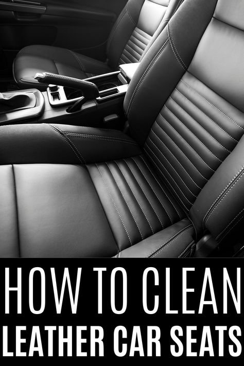 Maintain your leather car seats in top condition using these DIY cleaning solutions and unique stain-removing tricks. How To Clean Leather Car Seats, Diy Leather Polish, Clean Leather Car Seats, Leather Stain Remover, Clean Leather Seats, Cleaning Leather Car Seats, Mildew Remover, Seat Cleaner, Car Things