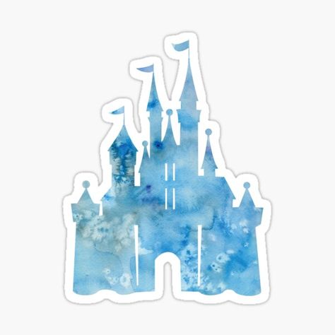 Watercolor Castle, Frozen Themed Birthday Cake, Frozen Printables, Frozen Castle, Frozen Cake Topper, Lilo Und Stitch, Frozen Birthday Cake, Cinderella Party, Frozen Theme