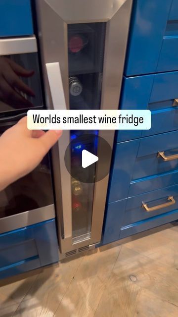 Michelle Trinh 🤍 ChezVuDecor on Instagram: "I had to have a wine fridge in my tiny New York apartment. No compromise. So we found the smallest one that existed. #winelover #kitchendesign #kitchenhacks #smallkitchenideas" Tiny New York Apartment, Small Wine Fridge, Boat Ideas, New York Apartment, Wine Fridge, Kitchen Hacks, Wine Lovers, Small Kitchen, Kitchen Design