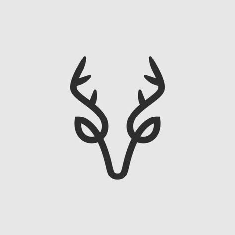 Clip Art Tattoo, Stag Tattoo Design, Deer Antler Tattoos, Stag Logo, Antler Tattoos, Deer Head Tattoo, Antler Tattoo, Moose Tattoo, Deer Tattoo Designs