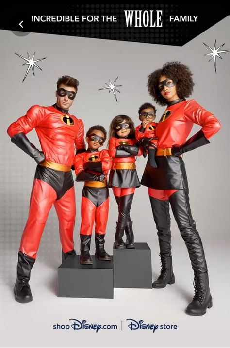 The Incredibles Halloween Costume, Incredibles Costume, Halloween Costumes Diy Couples, Authentic Costumes, Halloween Costumes For Family, Halloween Costumes For 3, Group Halloween Costumes, Halloween Boys, Halloween Costumes College