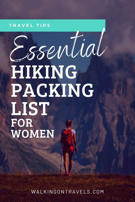 Day trip or multi-day hiking adventure, this hiking packing list for women will keep you comfortable, dry and looking good for one day, 3 or 5 and beyond. We help you put together a hiking outfit, tell you what to bring on a weekend escape, what to pack in your backpack, and how to make the most of your adventure in a National Park, State Park or trail close to home. #hikingpackinglist 3 Day Hike Packing List, Hiking Packing, Packing List For Women, Washington Hiking, Hiking Packing List, Hiking Adventures, Hiking Pack, Hiking Guide, Packing Lists