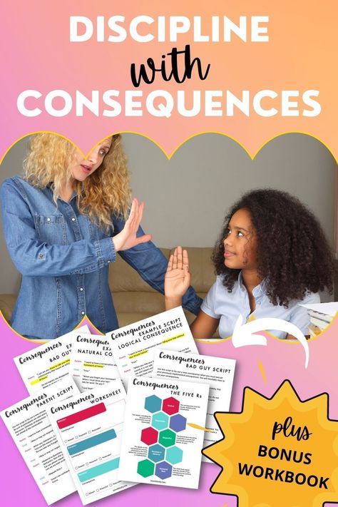 Use natural consequences and logical consequences to raise kids who listen and communicate effectively. Discover how to craft custom consequences that will actually work for your family! Includes a free bonus workbook. #gentleparenting #parentingtoddlers Logical Consequences At Home, Consequence Chart, Logical Consequences, Conduct Disorder, How To Help Nausea, Nose Picking, Parenting Issues, Parenting Tools, Embarrassing Moments