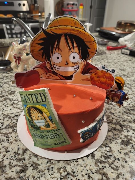 Luffy Birthday, One Piece Cake, One Piece Birthdays, Coco Melon, 4 Birthday, One Piece Luffy, 4th Birthday Parties, Monkey D Luffy, Mermaid Birthday