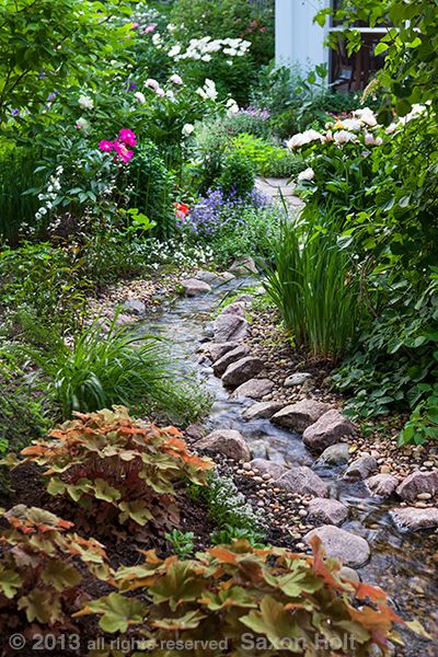 Backyard Stream, Garden Stream, Taman Air, Garden Water Feature, Pond Landscaping, Backyard Water Feature, Waterfalls Backyard, Have Inspiration, Water Features In The Garden