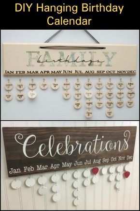 Diy Birthday Sign, Birthday Reminder Board, Family Birthdays Sign, Birthday Board Diy, Birthday Calendar Board, Calendar Birthday, Family Birthday Calendar, Family Celebrations Board, Celebration Board