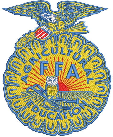 Ffa Emblem, Rooster Cross Stitch, Crochet Logo, Emblem Embroidery, Logo Embroidery Design, Agriculture Logo, Mickey Mouse Design, Embroidery Download, Ffa